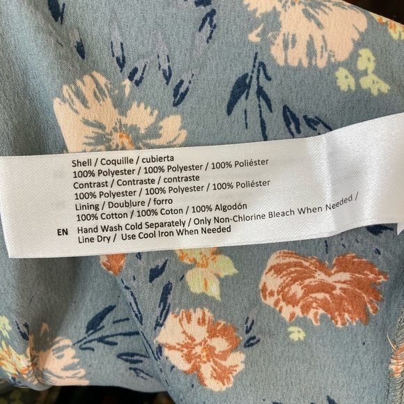 B.O.G. Collective sleeveless sweetheart bodice floral print on teal jumpsuit - Picture 6 of 6